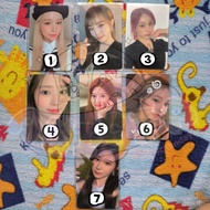 PC PHOTOCARD IZ*ONE JO YURI YENA CHAEYEON MINJU HYEWON