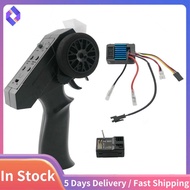 2.4G 2 Channel Remote Controller Kit Transmitter Receiver 50A ESC for  MN88K RC Car Upgrade Parts