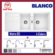 (Bundle) Blanco Metra 8S Kitchen Sink + Blanco Kitchen Sink Mixer Chrome