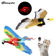 AimayaPet Cat Bird Toy Electric Simulation Flying Eagle Funny Toys - Eagle/Parrot