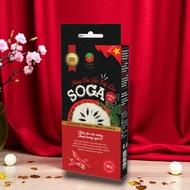 SOGA - Fresh dried custard apple, red chili salt flavor 100 grams - Do Thien Food - dried fruit