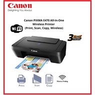 Canon E470 All In One WIFI Printer -  Print / Scan / Copy / WIFI