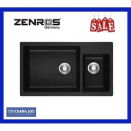 ZENROS GRANITE SINK ZEN -DB - GR8650-BK