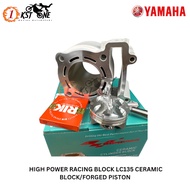 HIGH POWER RACING BLOCK LC135 CERAMIC BLOCK/FORGED PISTON 65MM