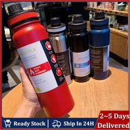 Aqua Flask Stainless Steel Tumbler Double Wall Hot&amp;Cold Vacuum Flask Sport Tumbler 600/800/1000ML