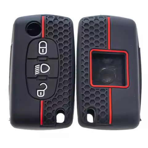 3Button Silicone Car Key Cover For Citroen C5 X7 C4 Picasso Cactus Berlingo C3 Xsara C6 C8 C5 Exclus
