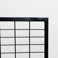 Kefva ตะแกรงเหล็ก ชั้นแขวนฮุก รุ่นขาถอดได้ ขนาด 90x150 ซม. ชั้นแขวนสินค้า แผงตาข่ายแขวนโชว์สินค้า