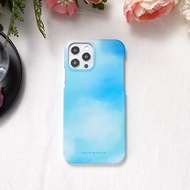 iPhone / Samsung 春之彩雲 天藍 半包硬殼 手機殼【客製】