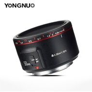Lens Yongnuo YN 50mm f1.8 II for Canon EF - White (เลนส์โลหะเงียบโฟกัสไว) สินค้ารับประกัน 1 ปี