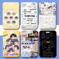TNT Textual support Student Card Mrt Card Business Diy Card Holder Protective Waterproof Card Holder For Girls