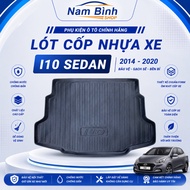 Trunk Liner for i10 Sedan 2014-2020 High Quality Plastic | Car Trunk Protection, Anti-Scratch, Water