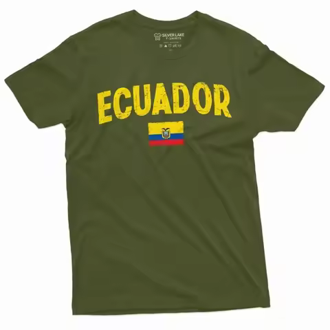Ecuador T Shirt Flag Ecuadorian Patriotic For