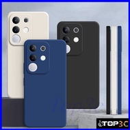 Case Vivo Y29/Y04/Y16/Y18/Y28S 5G/Y17S/Y19S/Y28 4G Simple plain color anti drop silicone protective 