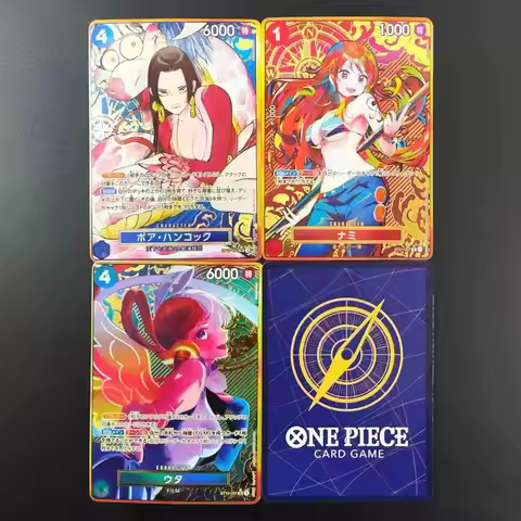 One Piece OPCG DIY Japanese ST16 Bronzing Texture Card Shichibukai Empress Hancock Nami Uta High Qua