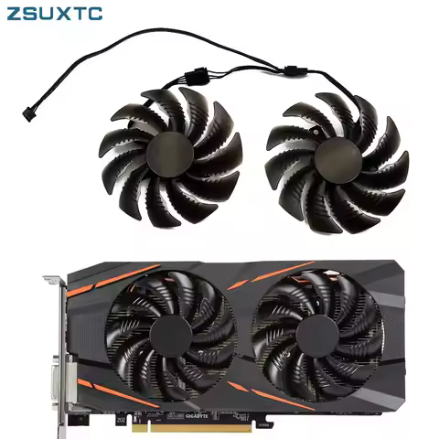 88MM T129215SU PLD09210S12HH 4Pin Cooling Fan For Gigabyte GTX 1050 1060 1070 960 RX 470 480 570 580