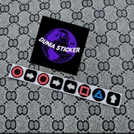 TOMBOL Ps Stick Button Stickers, Cheat Gta Code Stickers, Cutting Stickers, Cheap Motorcycle Sticker