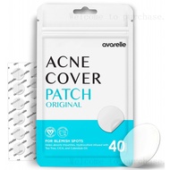 AVARELLE Acne Cover Patches, Eligible Hydrocolloid Pimple Patches for Face with Tea Tree Oil, Korean