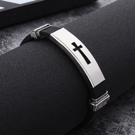 Shopee Next Day Taiwan Ready Stock Can Open Receipt Boxed Titanium Steel Bracelet Fashion Trend Brac