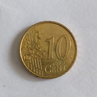 Uang koin jadul 10 cent Euro