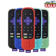 SIKAI Remote Case For Roku Ultra Remote Silicone Protective Cover For ROKU Enhanced Voice Remote For