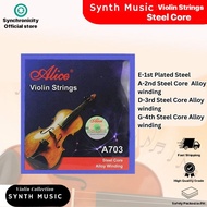 Violin Strings Metal Core Synth Music Music Instrument Strings for Violins 4/4