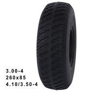 【☆stock】 10 inch 4.10/3.50-4 Trolley Mobility Scooter Tyre 260X85 Solid Tire 3.00-4