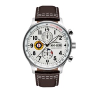 AVI-8 Hawker Hurricane Classic Chronograph Watch - Classic White