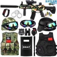兒童射擊類玩具小特警雞套裝m416槍衝鋒警察特種兵玩具軍事裝備