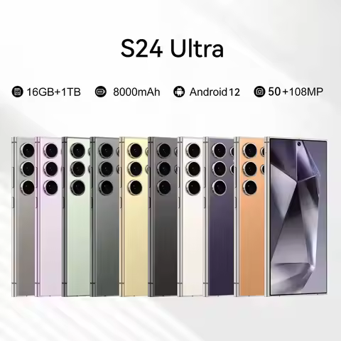 2025 New S24 Ultra 7.3" HD Cellphones Global Version 4G 5G Original Smartphone Dual SIM Android 14 C