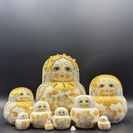 Ai2 Russian Doll Luxury Wooden Russian Ten-Layer Doll-Traditional Handicraft Collectibles AI