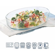 Oval Baking Tray Pan Heat Resistant Cake Pan Oven Mircrowave Oval Serving Dish Plate Bowl Tall Boros