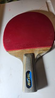 乒乓球拍直板蝴蝶王，連兩塊MXP反貼膠皮