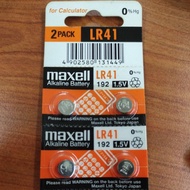 Maxell LR41 192 1.5V Alkaline Battery 1pcs