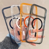 Acrylic Transparent Magnetic Applicable iPhone17 Phone Case All-Inclusive Shock-resistant iPhone16 F