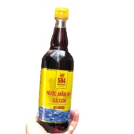 Nước mắm Nha trang 584 loại đặc biệt 60 độ đạm chai thủy tinh 510ml