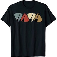 Retro Vintage Guitar Pick Player Guitarist Bassist Musician T-Shirt