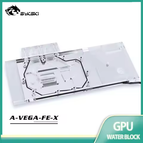 BYKSKI GPU Water Block for AMD/MSI/GIGABYTE/SAPPHIRE/XFX Radeon RX Vega 56/64 Refrence Edition / Gra