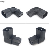 Vvsg 3pin Male To Female Extend 90 Degree Down Up Angle AC Converter IEC 320 C14 To C13 Left Right A