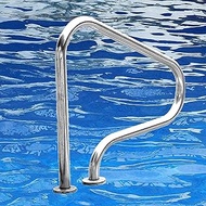 Swimming Pool Safety Hand Rail Pool Handrails 31.5x31.5 inches 304 Stainless Steel Handrail Pool Rai