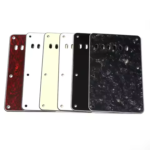 Guitar Bass Instrument Accessories 6 Holes Guitar Tremolo Cavity Cover Back Plate for Fender ST SQ E