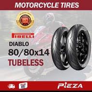 PIRELLI DIABLO 80/80x14 MOTORCYCLE TIRES