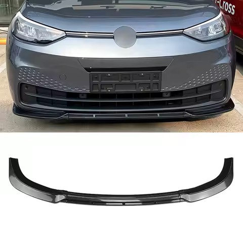Front Bumper Lip Spoiler For Volkswagen ID.3 2019+ Front Bumper Protector Lower Blade Splitter Car S