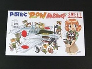 Sweet 1/144 P-51B/C POW Prisoners Mustang Plastic Model Kit, Pack of 2