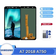 Super AMOLED LCD Samsung Galaxy A7 2018 LCD A750 LCD Display A750F SM-
