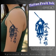 Fruit Ink Tattoo Sticker Semi-Permanent Lasts Up to 15 Days Waterproof – Temporary Tattoo 11x18cm 10
