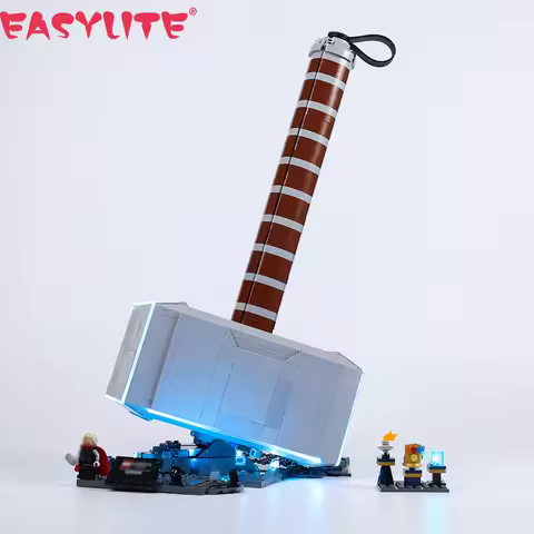 EASYLITE No Building Blocks LED Light Set For 76209 Thor's Hammer Collectible Model Bricks DIY Toys 