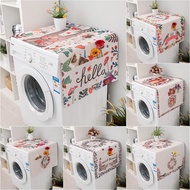 Dustproof Washing Machine Cover Wasmachine Hoes Refrigerator Dust Covers Microwave Cover With Storage Pocket Furniture Cloth