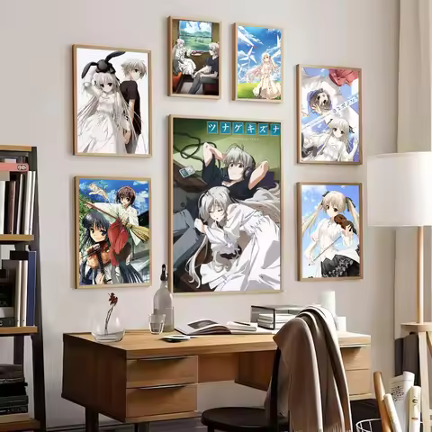 Yosuga no Sora Vintage Posters Sticky Whitepaper Prints Posters Artwork Posters Wall Stickers