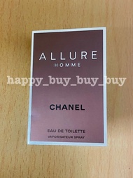 CHANEL (香奈兒)-ALLURE HOMME EAU DE TOILETTE SPRAY-VAPORISATEUR SPRAY-Perfume (淡香水) 1.5 ml Sample