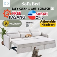 Sofa Katil Sabah Sofa Bed Easy Clean Fabric 3 Seater Sofa Murah